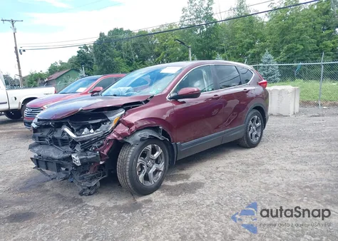 2018 Honda Cr-V Ex из США, поврежденный, VIN 2HKRW2H53JH674035